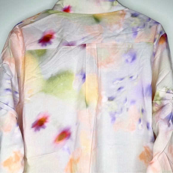 SCOTCH & SODA Motion Print Oversized Shirt NWT Size 40 (10)US Large - Picture 10 of 16